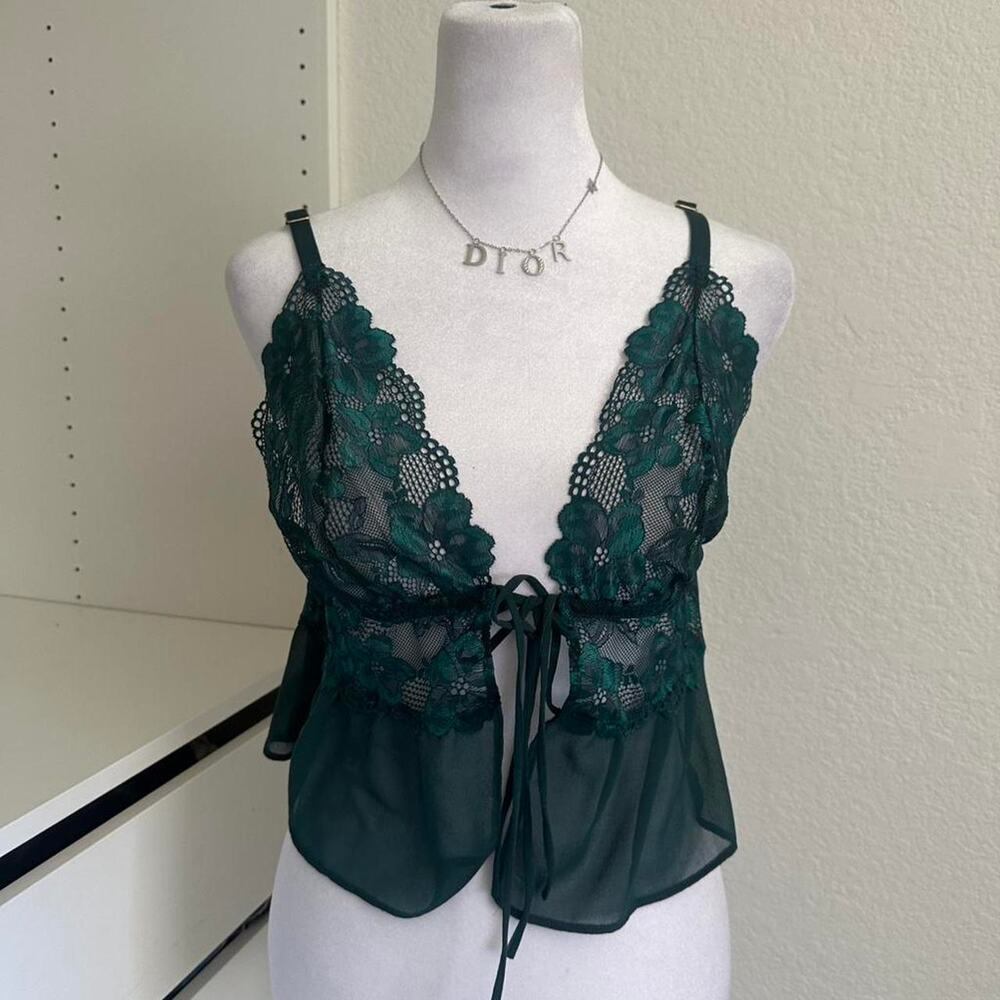 Adoreme green lace top